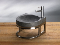 Rialto Bagno Atlantico - 20 Handwaschbecken aus Bluestone mit Ed